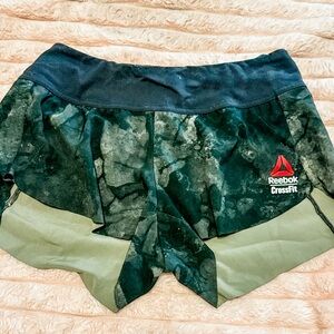 Reebok CrossFit Women's Camouflage Green Shorts